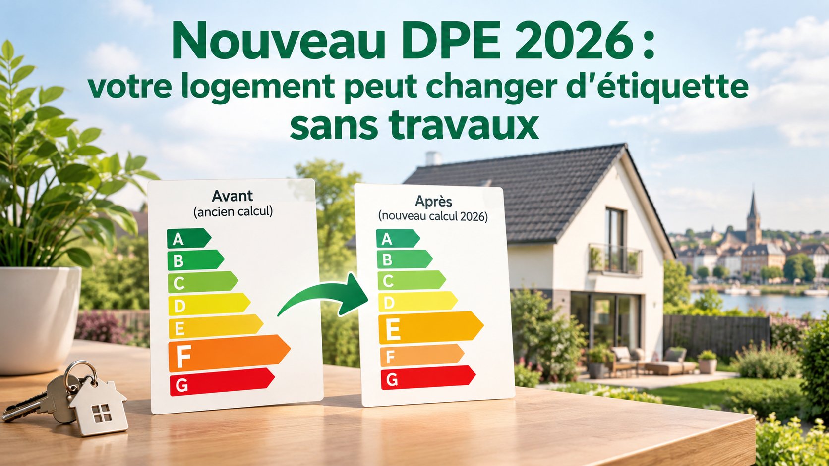Nouveau DPE 2026 : votre logement peut changer d'étiquette sans travaux