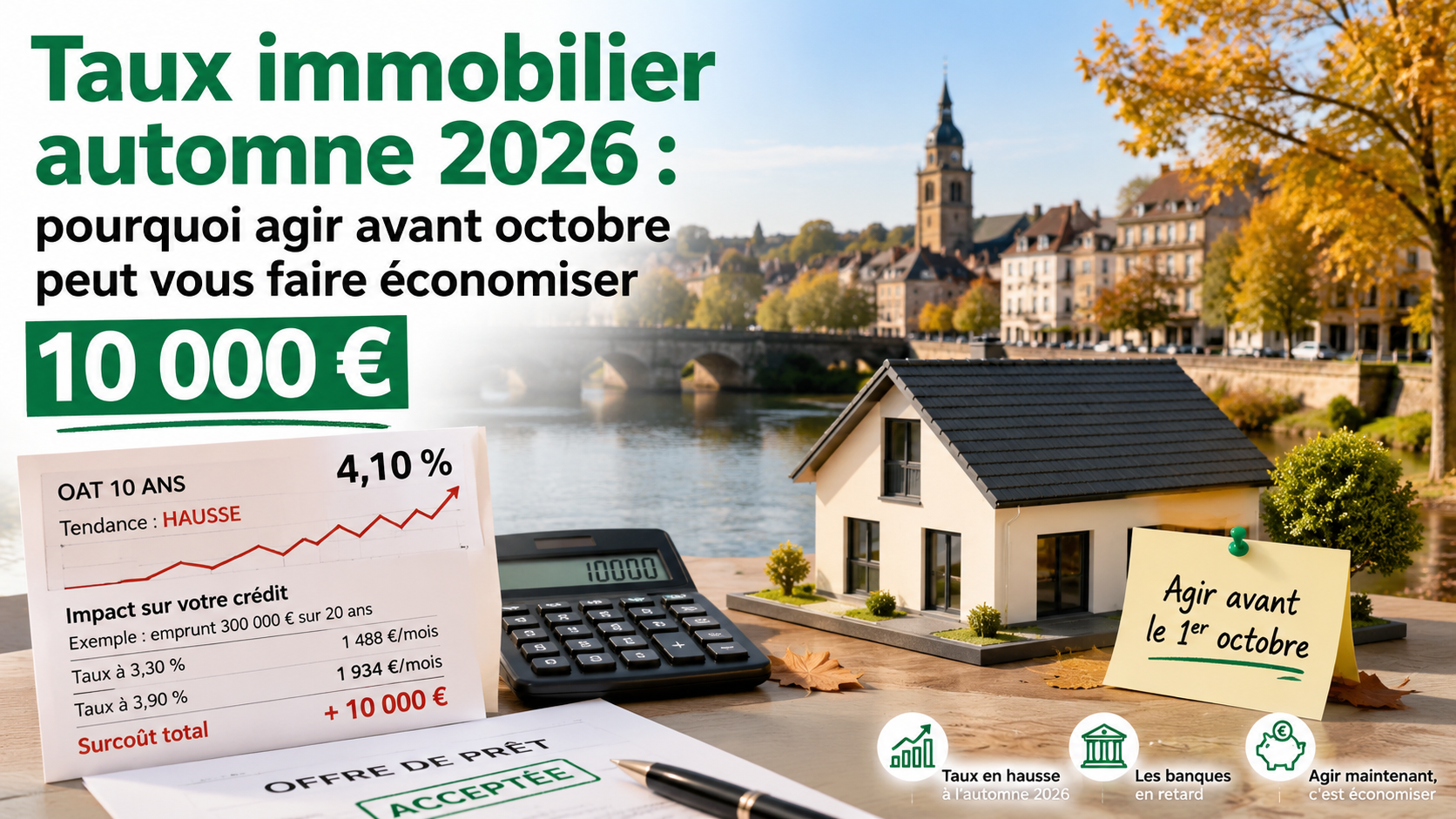 Crédit immobilier automne 2026 : pourquoi attendre peut vous coûter 10 000 € de plus à Lagny-sur-Marne
