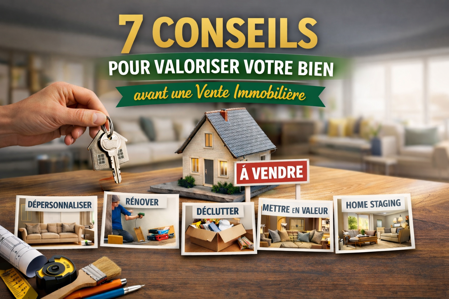 7 conseils pour valoriser votre bien avant une vente immobilière